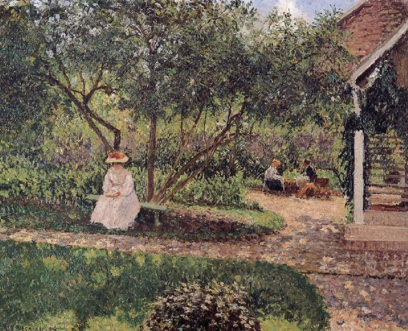 Camille Pissarro corner of the garden china oil painting image